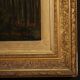 French signed landscape painting oil on canvas dated 1899