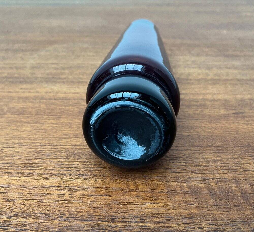 Mid-century minimalist glass vase, 1960s
