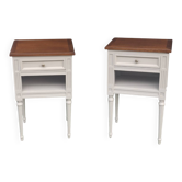 Pair of Louis XVI bedside tables