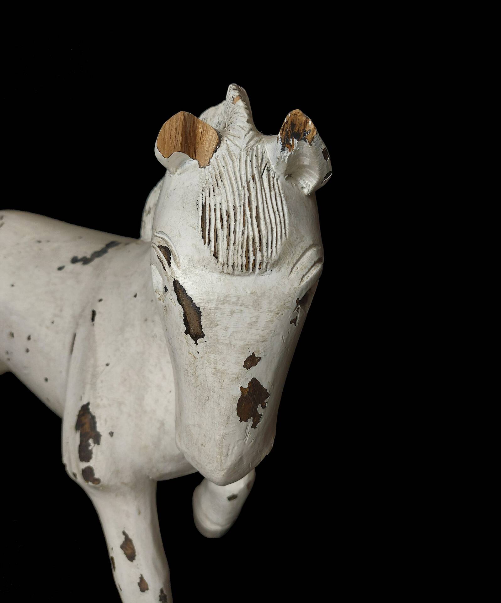 Carved wooden horse – Folk Art