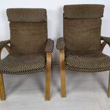 2 fauteuils Baumann vintage