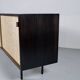 ENFILADE FLORENCE KNOLL MODEL 116 WOOD LEATHER AND RATTAN 1960