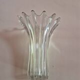 Vase tulipe en cristal vintage années 60 – très lourd, avec légère trace