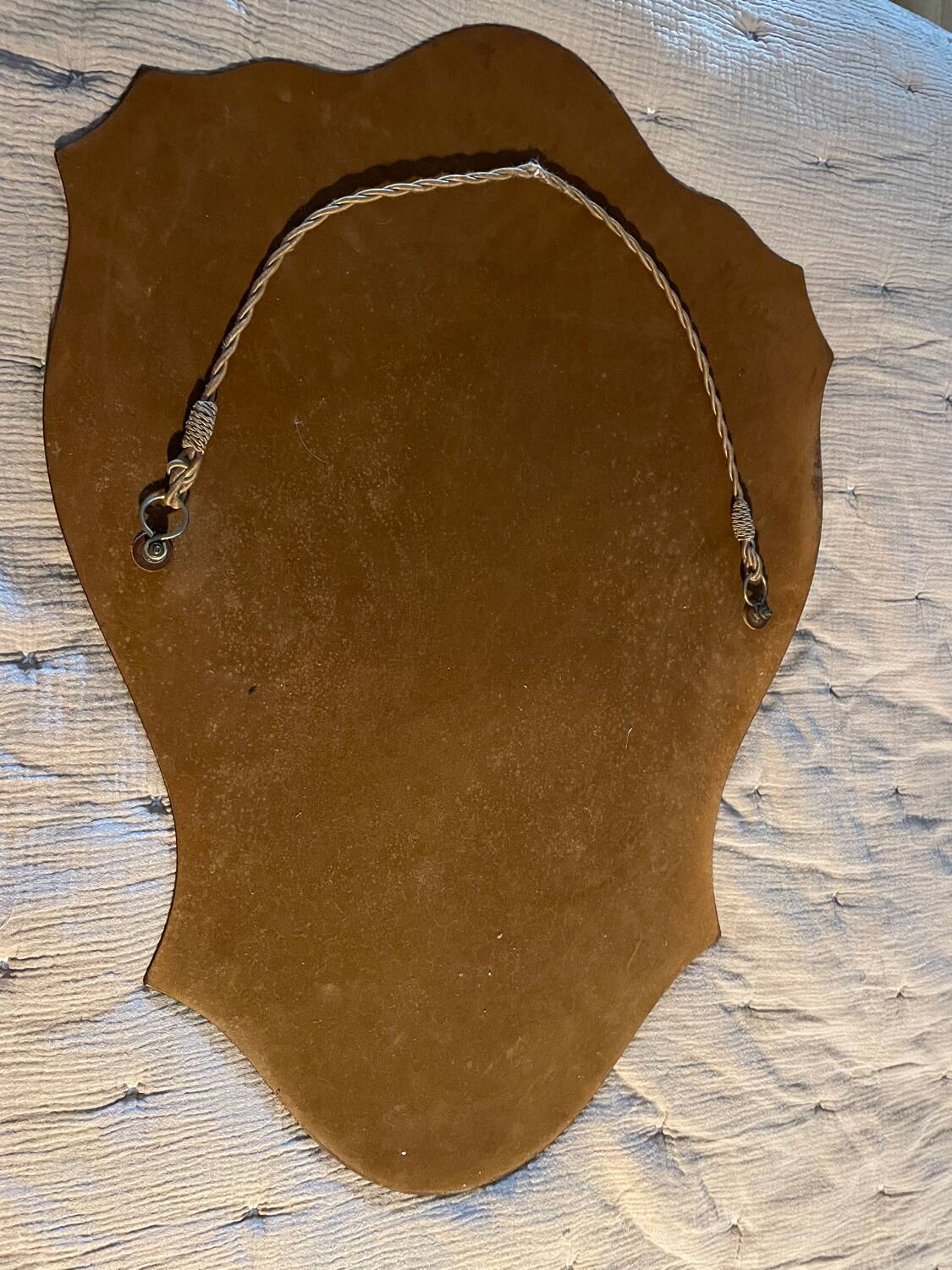 1950s beveled mirror