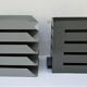 Two vintage lacquered steel desk sorters