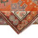 Hand-knotted distressed turkish red runner carpet 95 cm x 365 cm