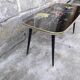 Vintage coffee table spindle legs