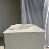 Lot de 6 petites assiettes en forme de feuille en verre vintage Arcoroc Asp