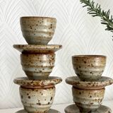 5 Gustave Tiffoche egg cups