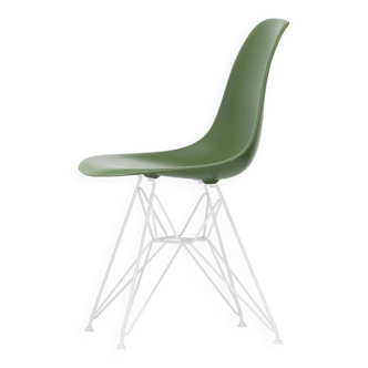Eames DSR Chair White Legs / Forest Green Shell - Vitra