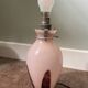 Vintage blown glass lamp base from the 1930s