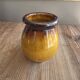 Vintage Ceramic Vase Old Biot - Honey & Chocolate Glaze - Signed