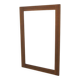 Scandinavian walnut mirror, 111x75cm, Sweden, 1960