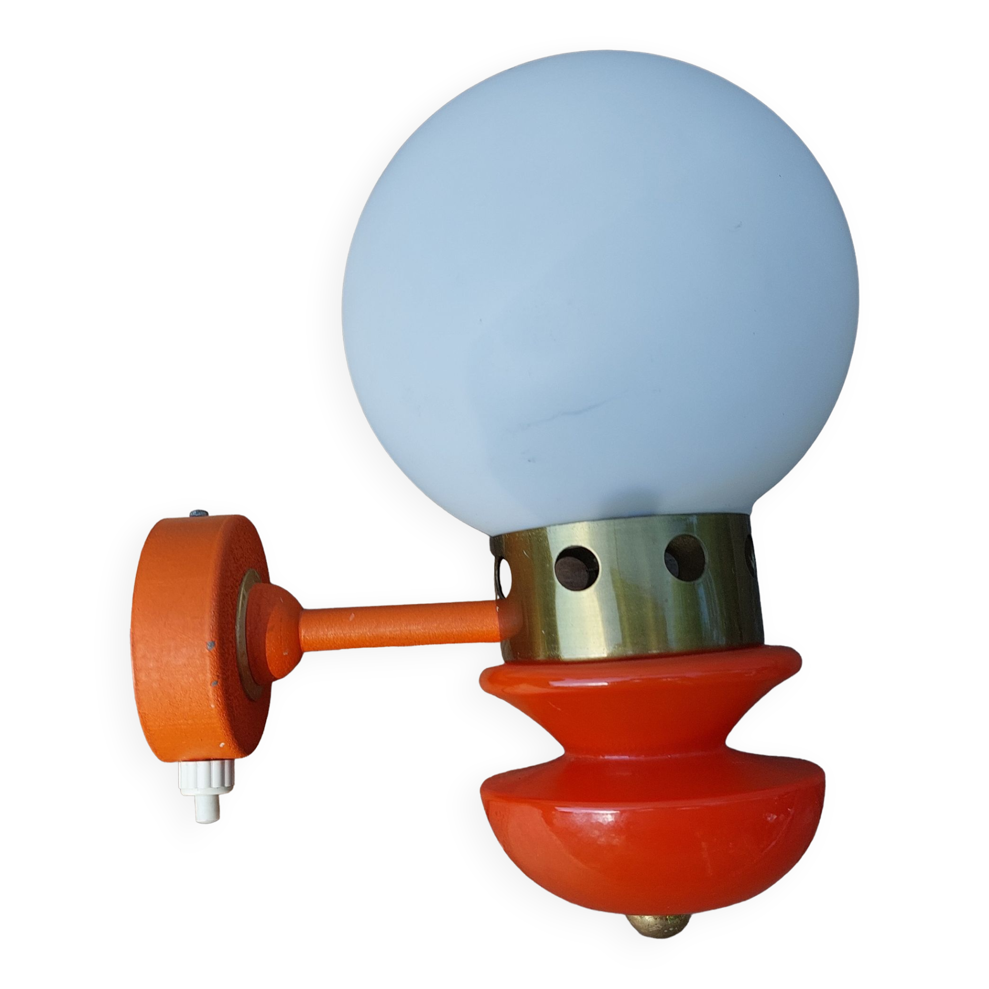 Orange wall lamp