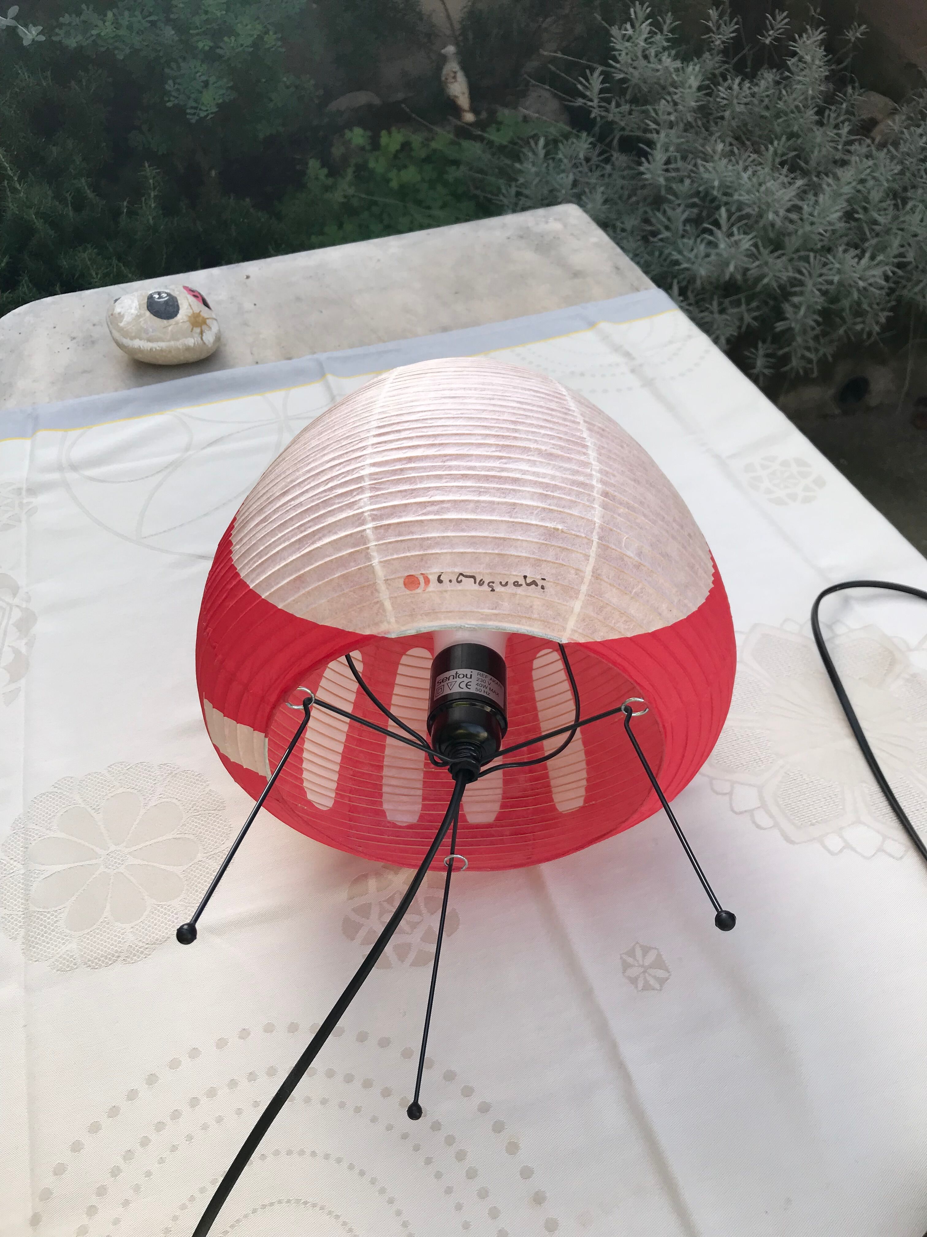 Lampe design de Isamu Noguchi Akari 1ay édition Vitra