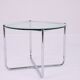 Table basse modèle MR par Ludwig Mies van der Rohe pour Knoll International, États-Unis, années 1980