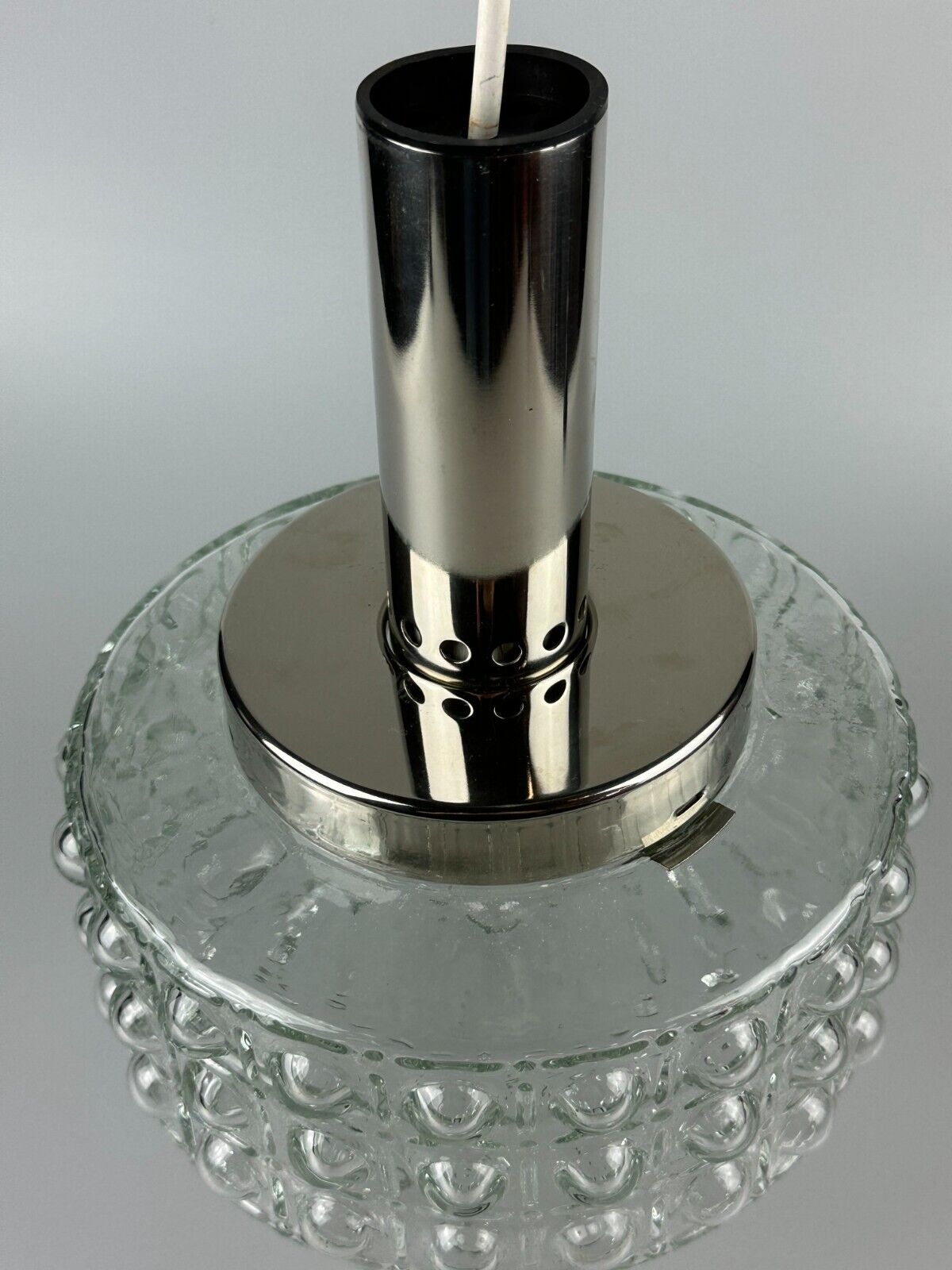 60s 70s VEB hanging lamp ceiling lamp bubble chrome glass space age design