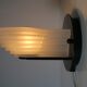 Italian wall lamp in satin glass 80s