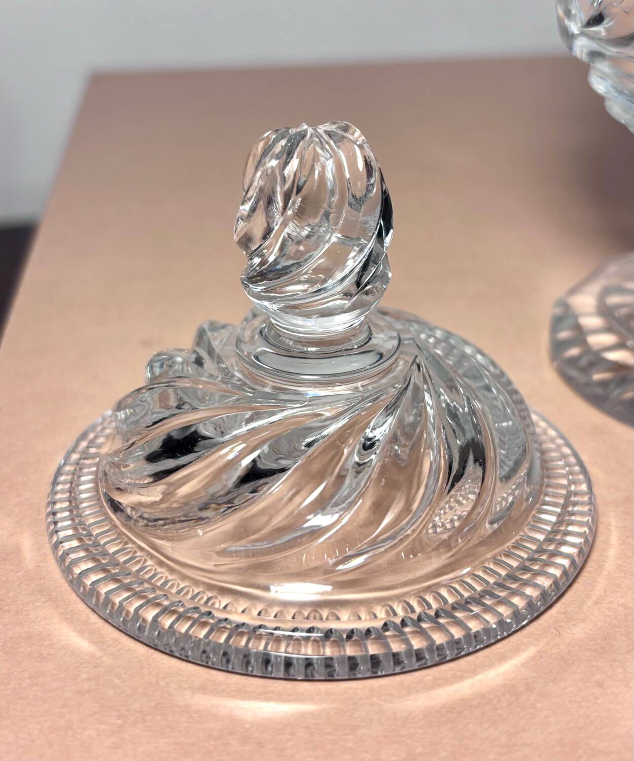 Baccarat mustard pot