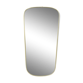 Miroir rétroviseur années 50 cerclage doré
