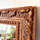 Miroir classique rectangulaire en bois sculpté
