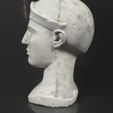 Plaster head Athena Helmet, Eginète Art, Fifth century BC - Louvre Museum