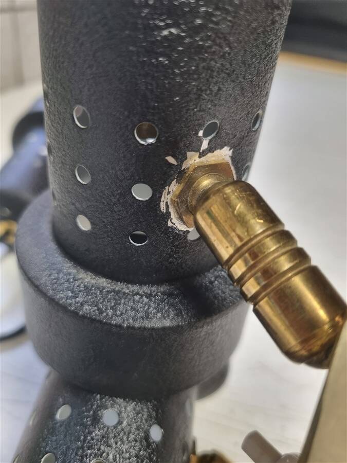 Trio of adjustable vintage wall lights