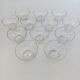 Set of 12 dessert / ice cream bowls in crystal - Daum Nancy France - Circa