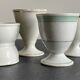 4 antique ceramic egg cups
