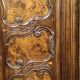 Important Louis XV wedding wardrobe in walnut and burl.