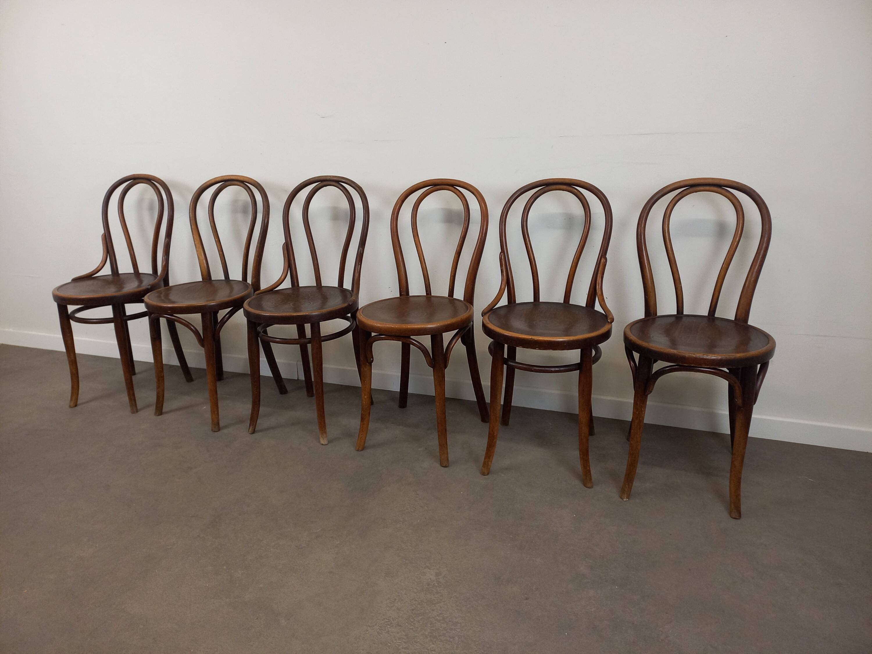Thonet Bistro Chairs, Set of 6