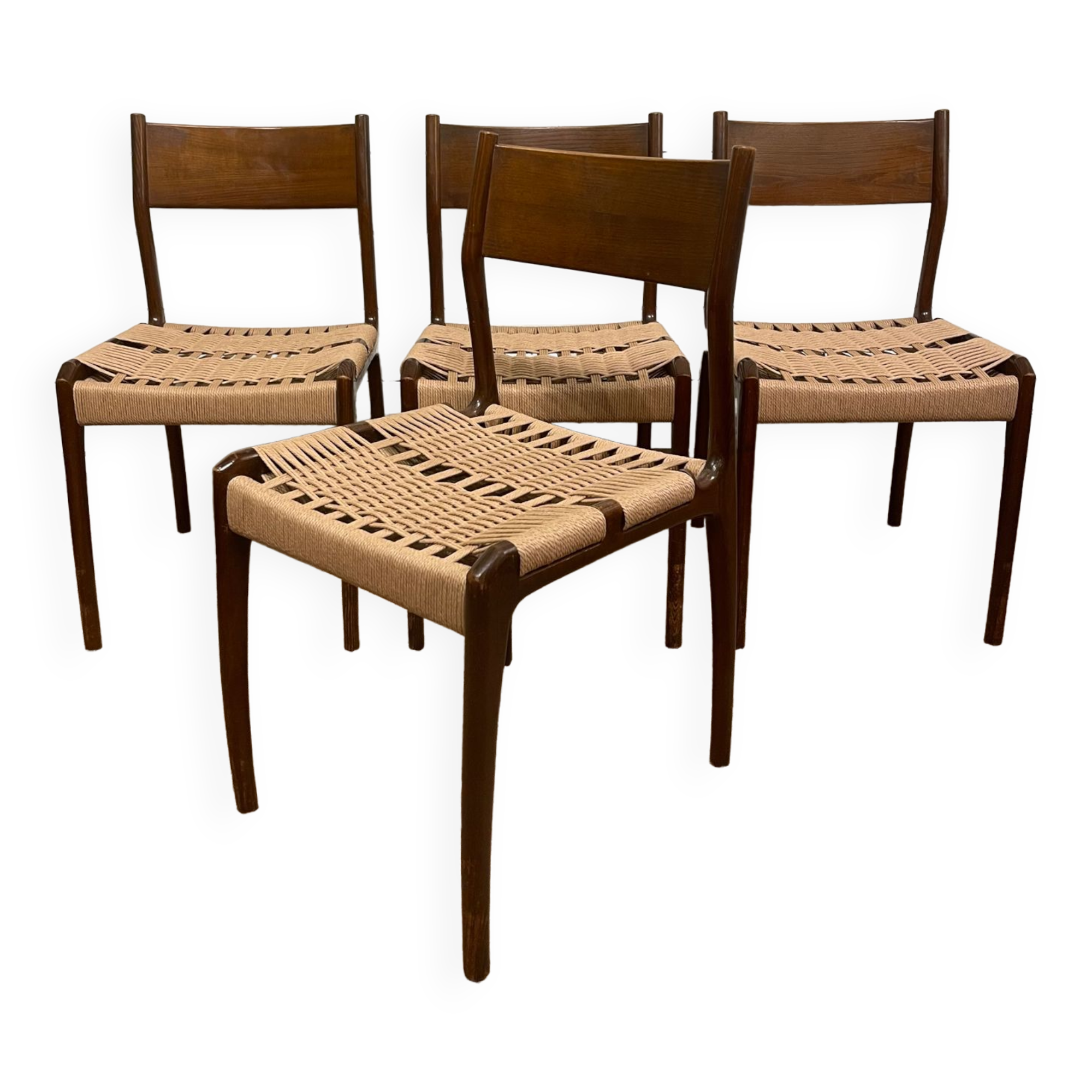 Series of 4 chairs Havana 1960