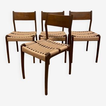 Série de 4 chaises Havana 1960