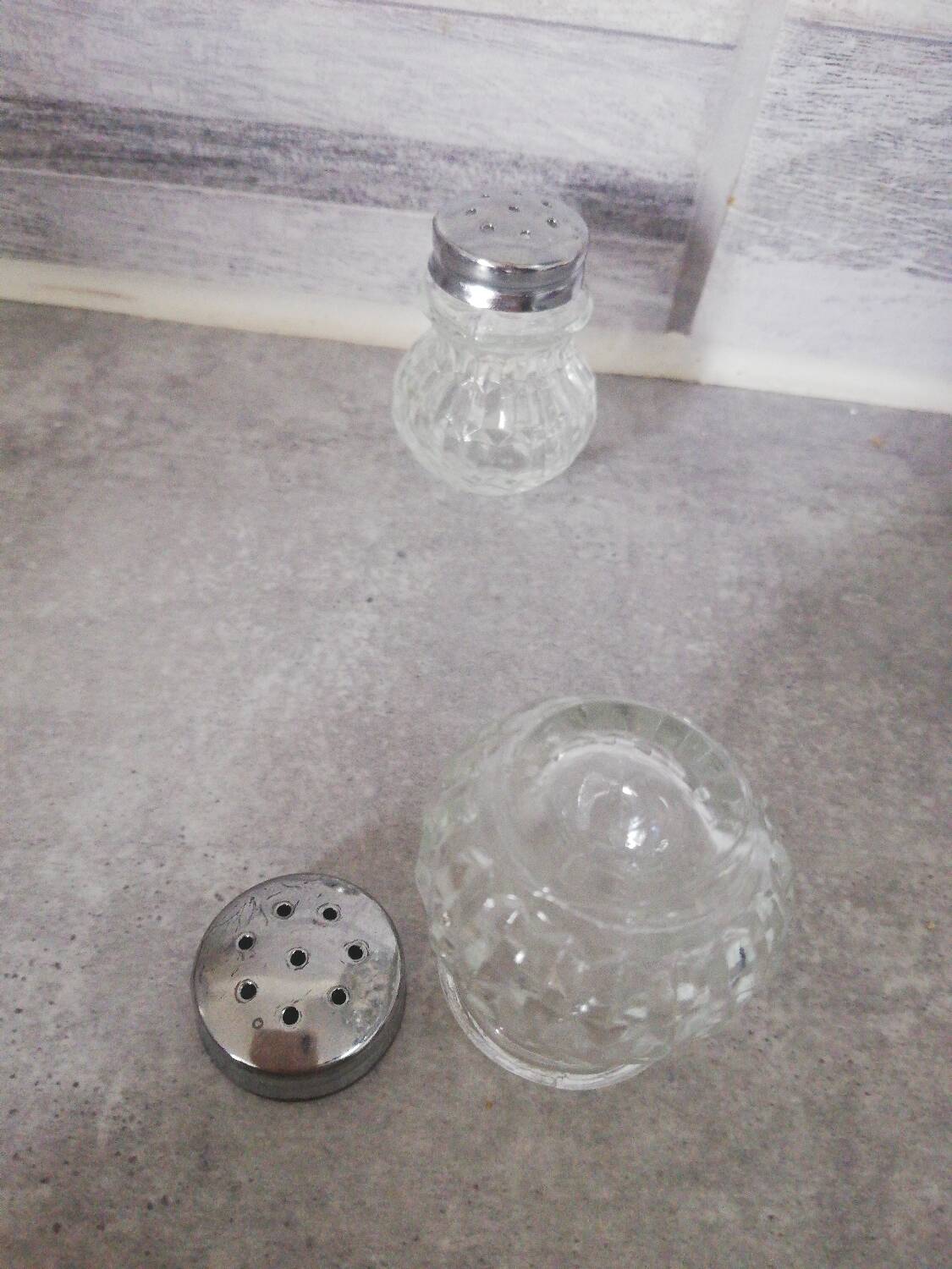 Vintage salt and pepper shakers
