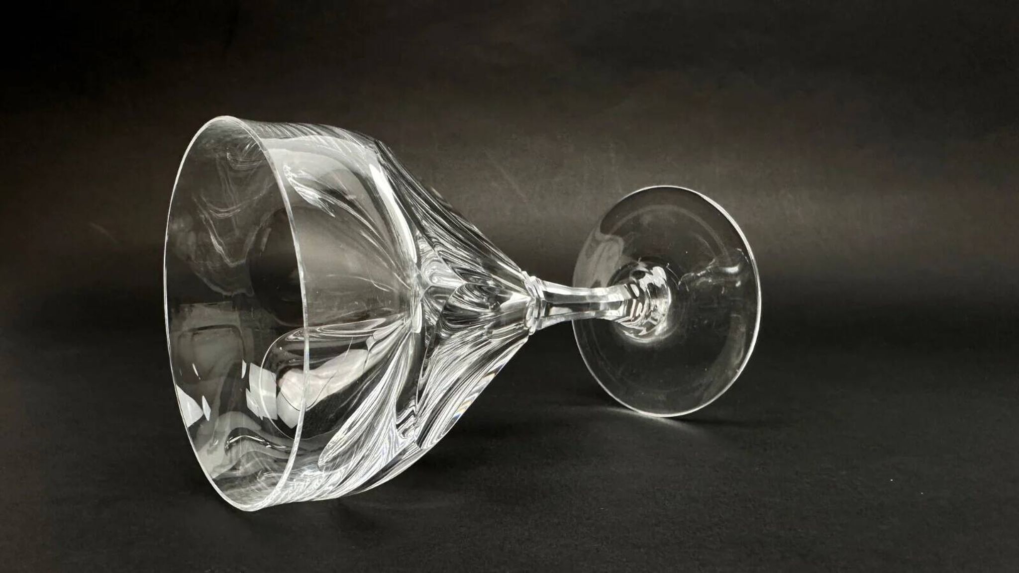 Baccarat, set of 9 port glasses model Duchesse de Dino