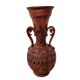Grand vase vintage en céramique marron, années 1960