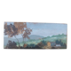 Petit tableau huile sur bois paysage toscan
