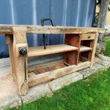 Oak carpenter's workbench