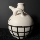 Rare pot carafe chevrette whisky vintage ceramic signed lili valentin