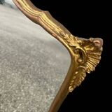 old gilded wooden mirror