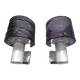 Pair of purple wall lights from the 70s