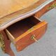 bureau plat ancien en marqueterie style louis xv