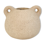 Vase "Bouboulita" en grès beige