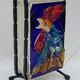 Lamp atmosphere vintage rooster in glass mosaic 1960