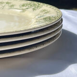 Flat plates - Sarreguemines earthenware / Palmyra