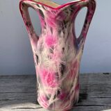 Art Deco pink ceramic vase