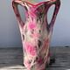 Art Deco pink ceramic vase
