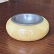 Set of two Aldo Tura bowls in goatskin and brass