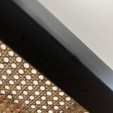 Fauteuil noir CESCA B64 en cannage d’après Marcel Breuer Made In Italy