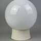 50s 60s lamp light wall lamp cellar lamp plastic & glass Bauhaus